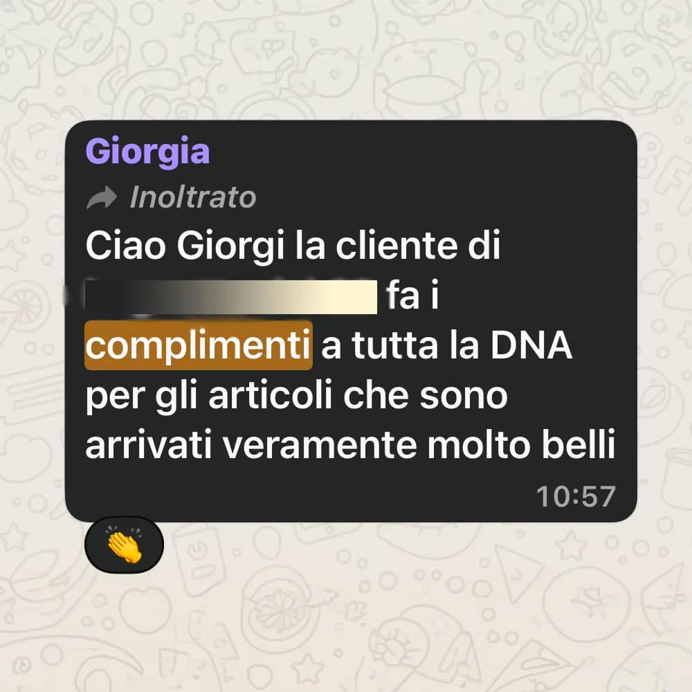 Complimenti Bagnetto 68
