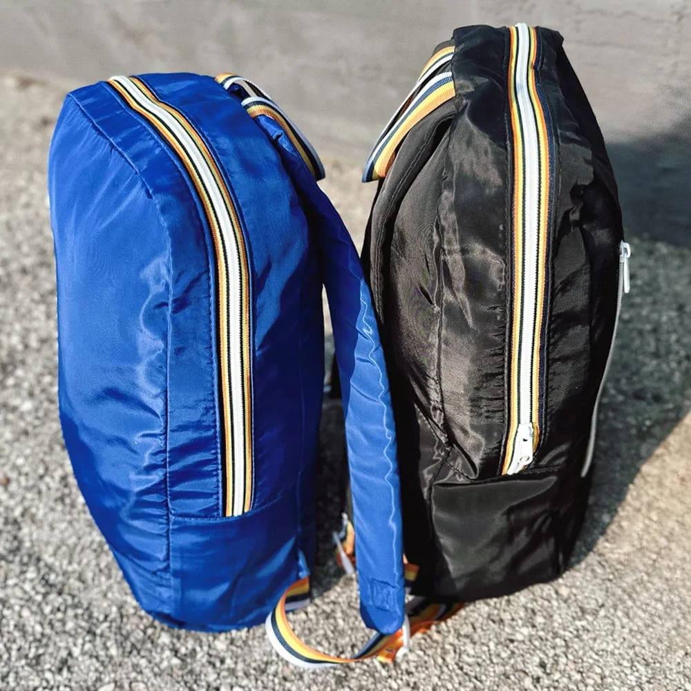 DETTAGLIO ZAINO STREETWEAR cerniere e spallacci zaino