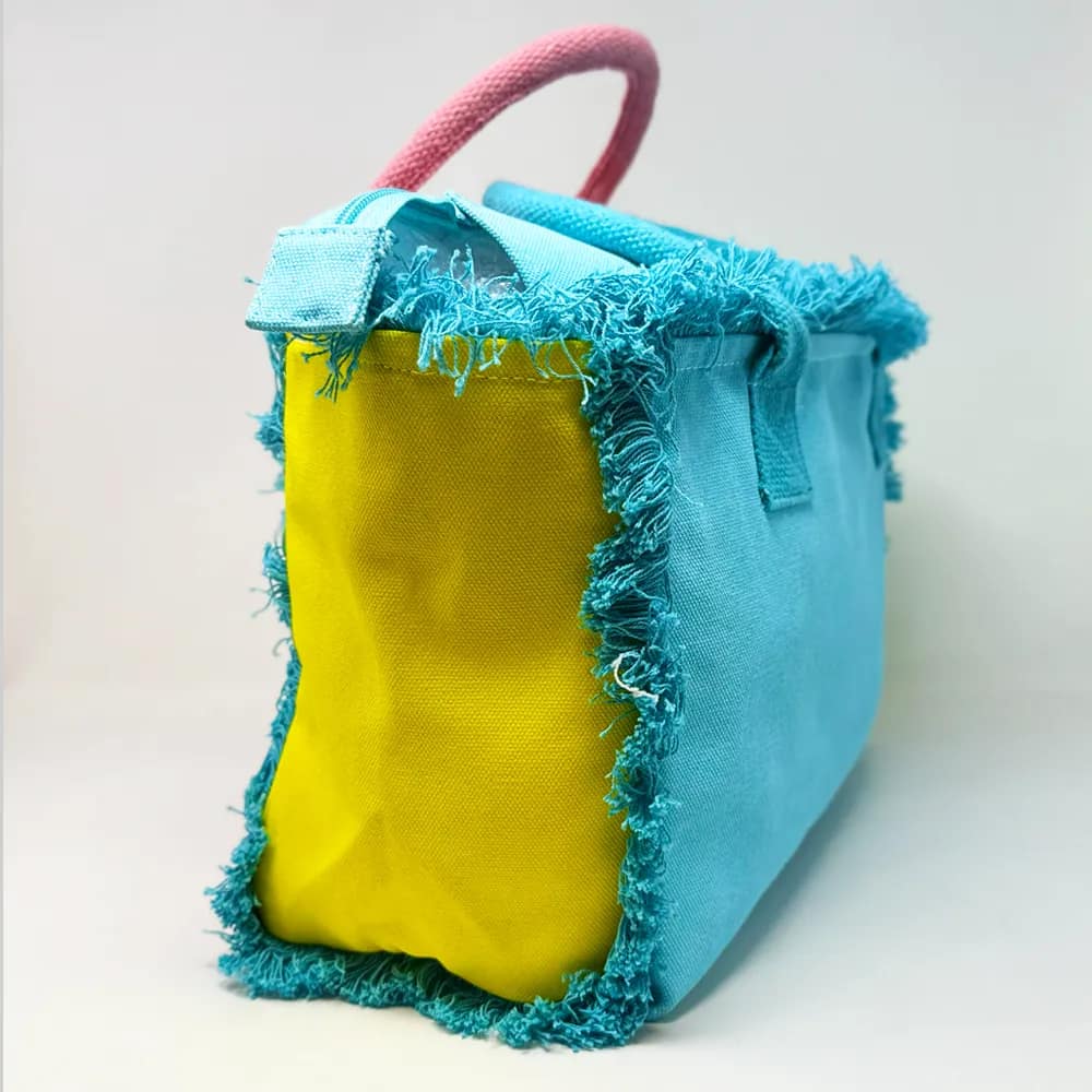 BORSA MIDDLE PROFILO GIALLO