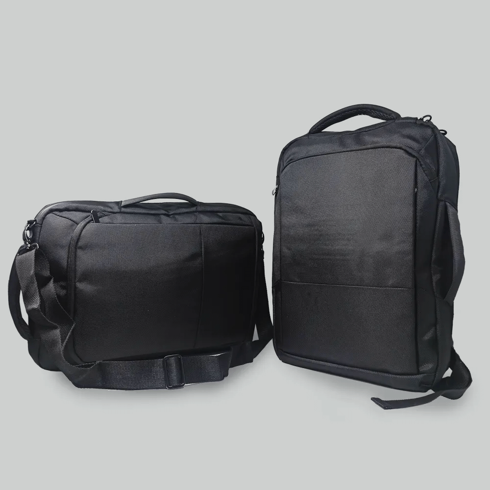 FLY BAG IN RPET VERSIONE CARTELLA E ZAINO PER SITO