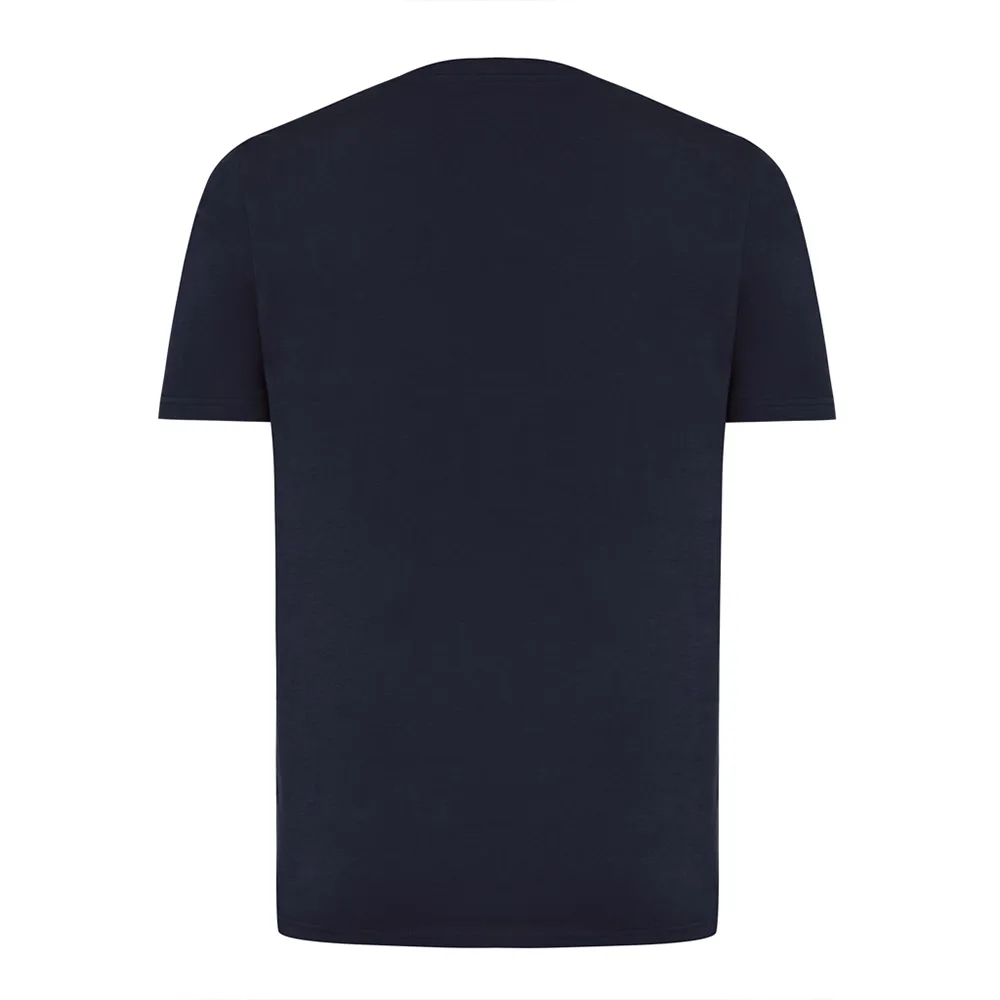 T-SHIRT BLU NAVY RETRO