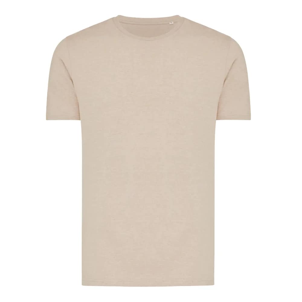 T-SHIRT LIGHT HEATHER BROWN FRONTE