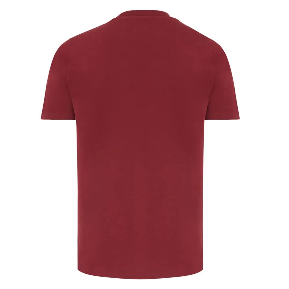 T-SHIRT ROSSO BORDEAUX RETRO