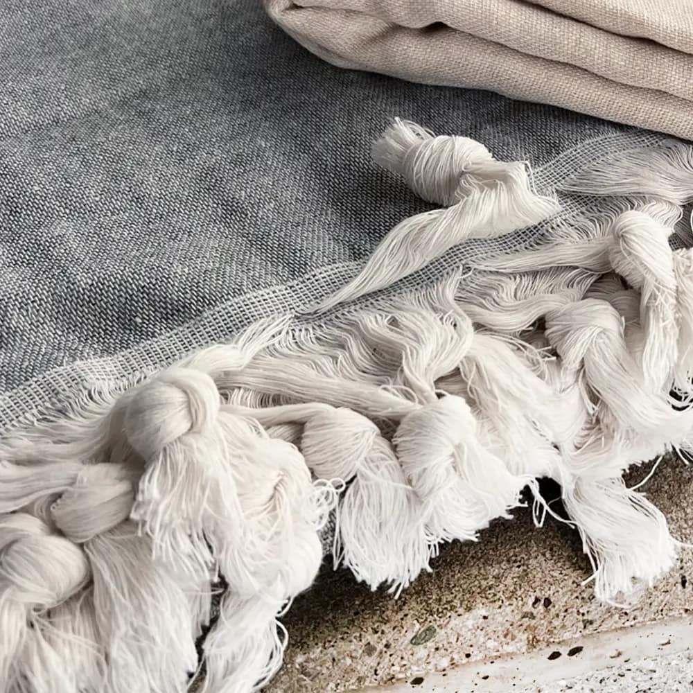 TELO MARE PAREO DETTAGLIO FRANGE