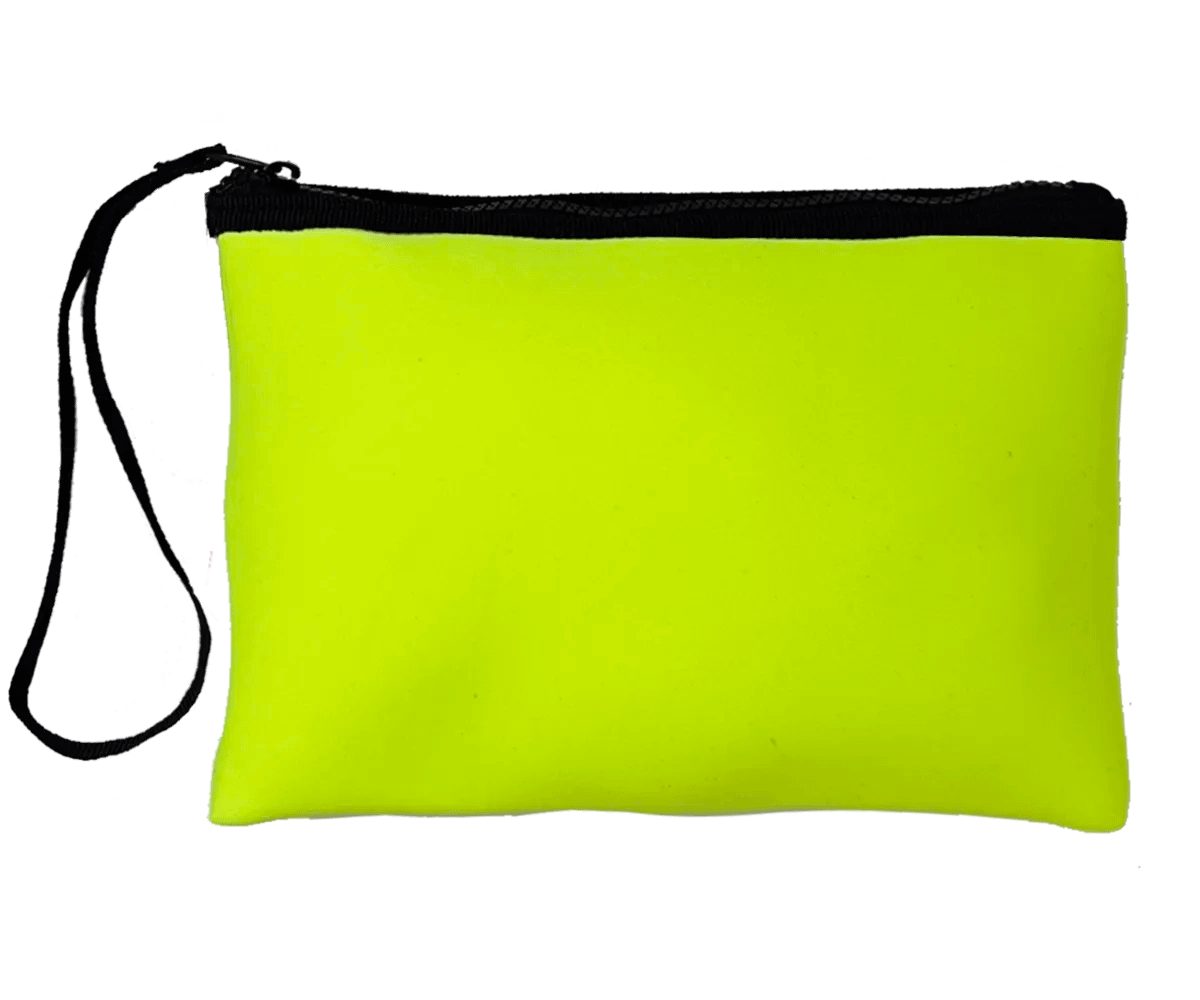 POCHETTE IN NEOPRENE GIALLO FLUO PER SITO